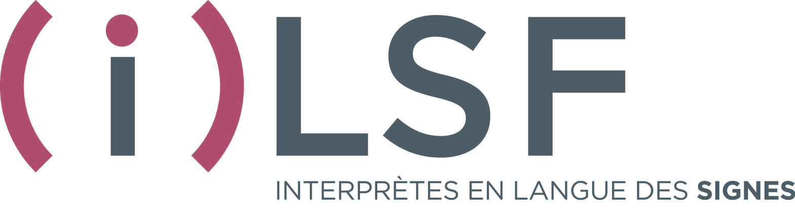 Logo i LSF - Interprètes en langue des signes