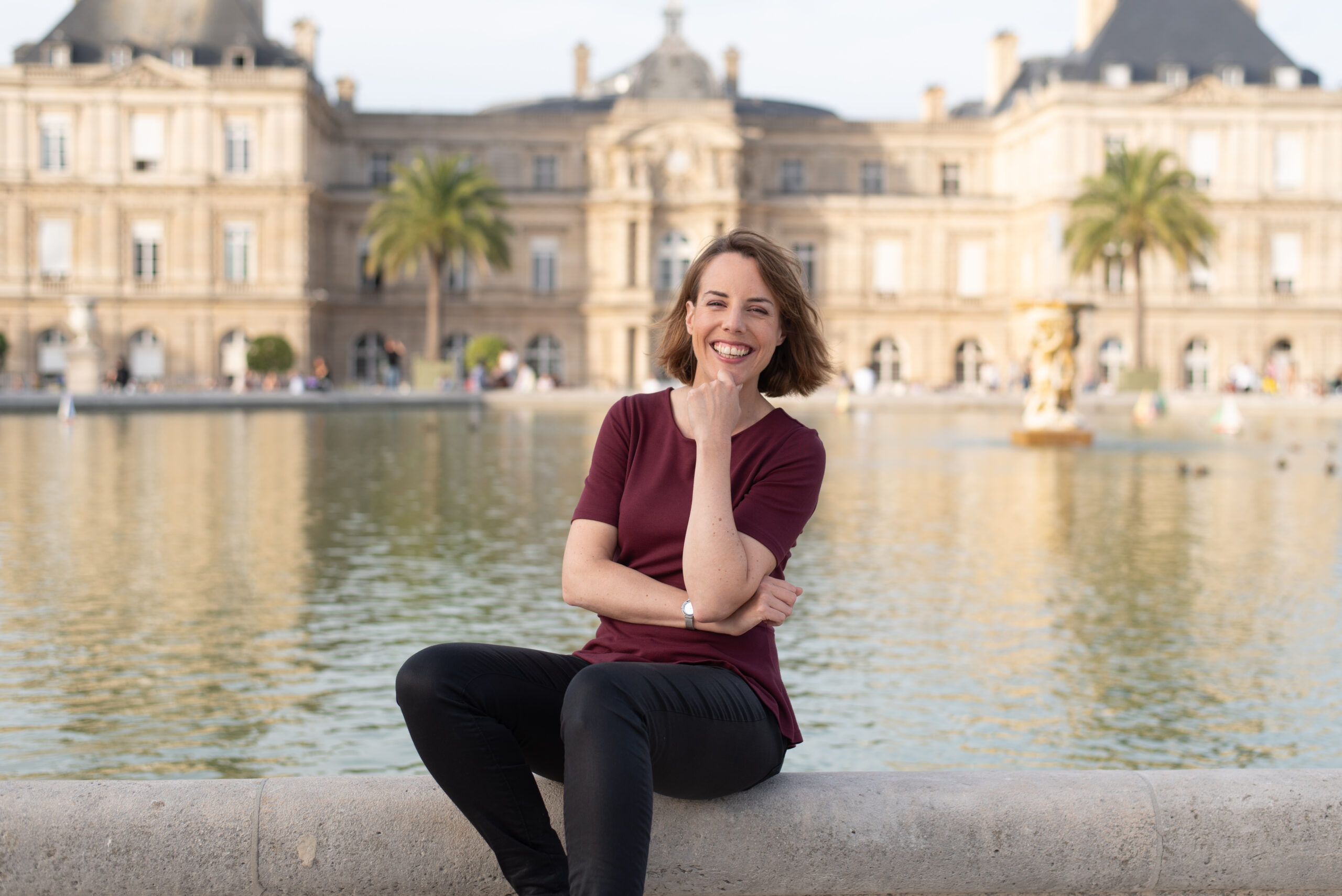 Cindy le Clech, interprète en langue des signes de l'Agence i LSF
